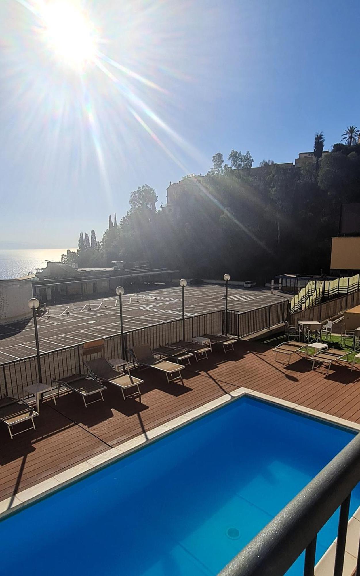 Mediterranean Pool & Parking