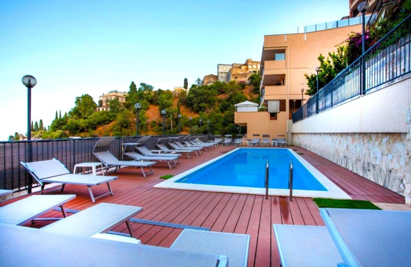 Mediterranean Pool & Parking